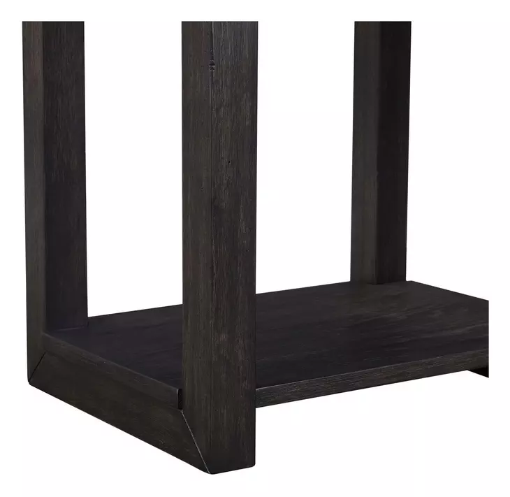 Weston Peppercorn Rectangular Chairside Table