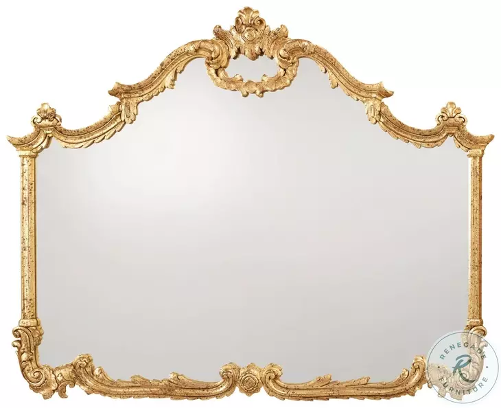 Traversi Antiqued Gold Mirror