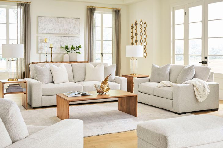 Cloverview Linen Living Room Set