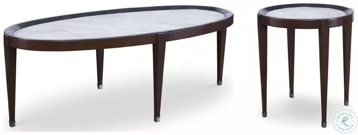 Winthrop Dark Walnut Occasional Table Set