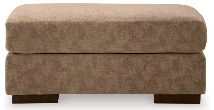 Meadowleaf Pecan Upholstered Rectangular Ottoman