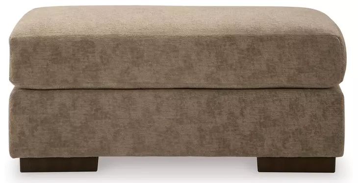 Meadowleaf Pecan Upholstered Rectangular Ottoman