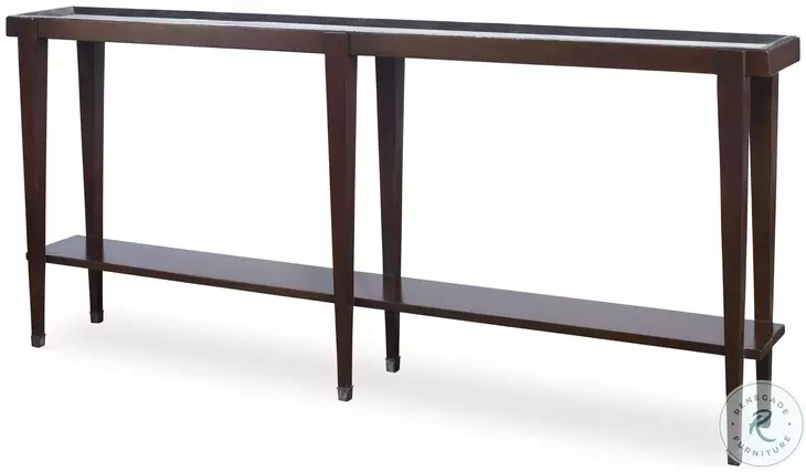 Winthrop Dark Walnut Console Table