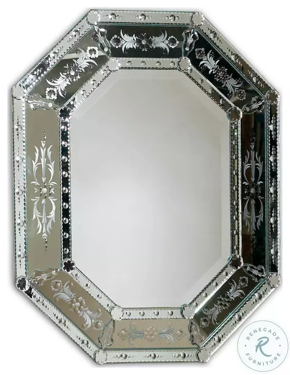 Torcello Hand Cut Clear Mirror