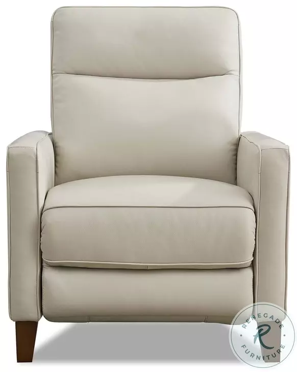 Arden Vanilla Top Grain Leather Zero Gravity Power Recliner with Power Headrest