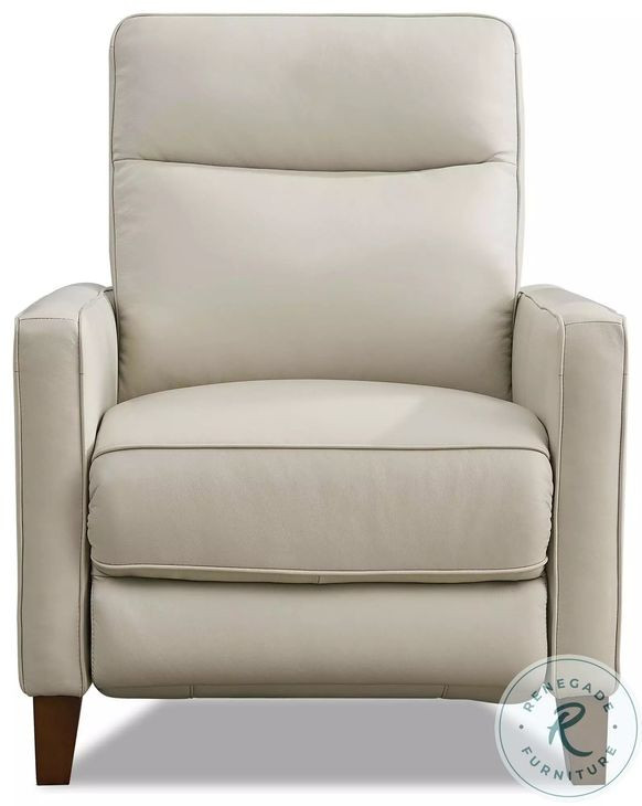 Arden Vanilla Leather Zero Gravity Power Recliner with Power Headrest and USB Charging