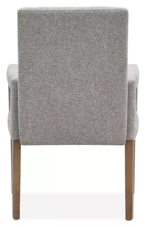 Lindon Gray Upholstered Arm Chair Set of 2
