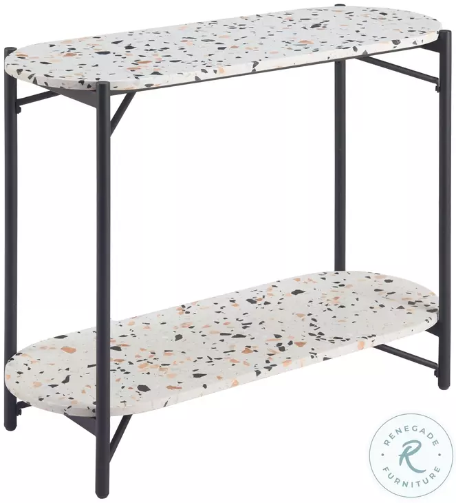 Tuxedo Black And White Console Table