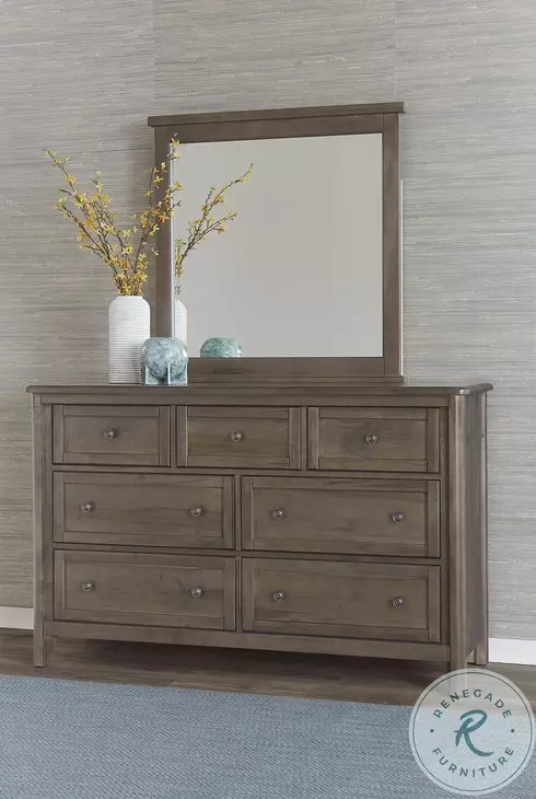 Woodbridge Dark Cashmere Landscape Mirror