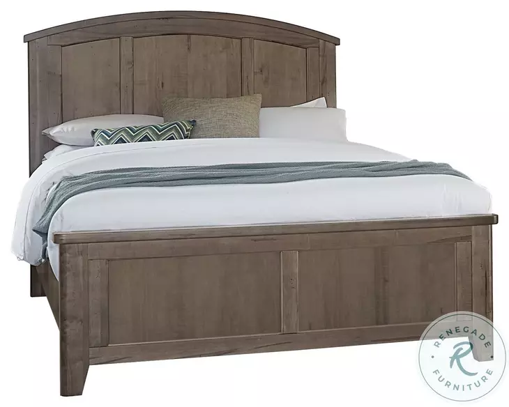 Woodbridge Dark Cashmere Queen Arch Panel Bed