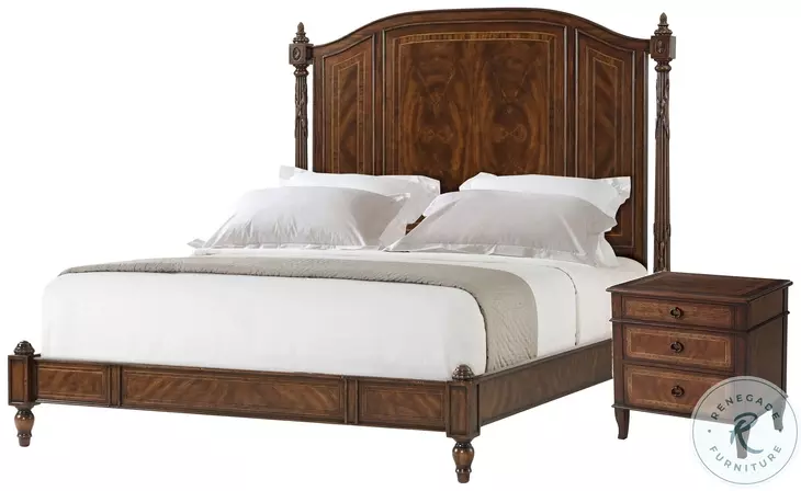 Brooksby Light Distressing Low Profile Panel Bedroom Set