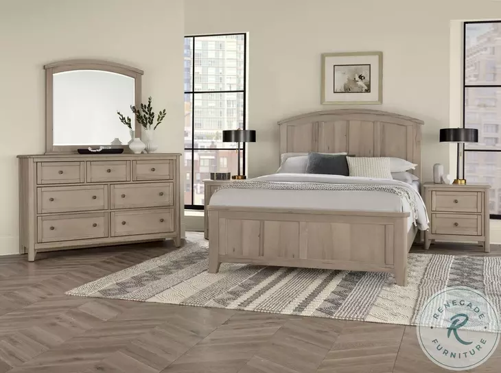 Woodbridge Shadow Gray Arch Panel Bedroom Set