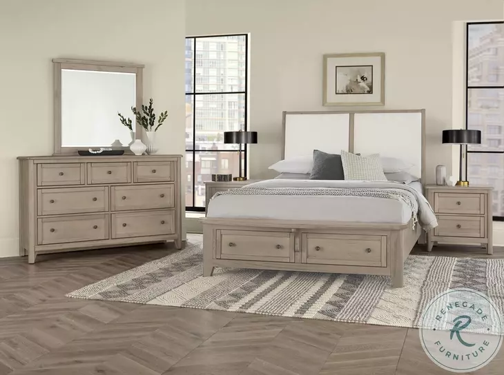 Woodbridge Shadow Gray Landscape Mirror