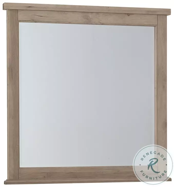 Woodbridge Shadow Gray Landscape Mirror