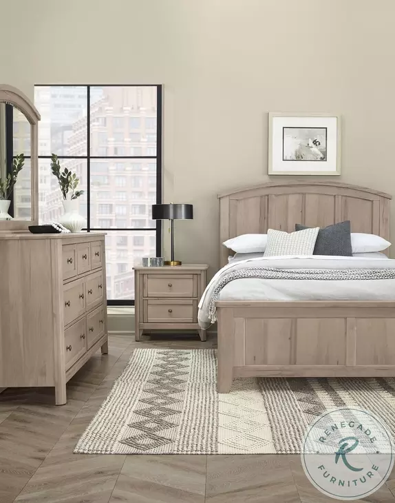Woodbridge Shadow Gray Arch Panel Bedroom Set