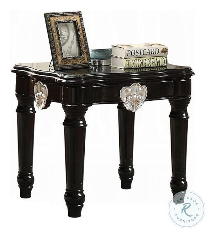 Ernestine Black Square End Table