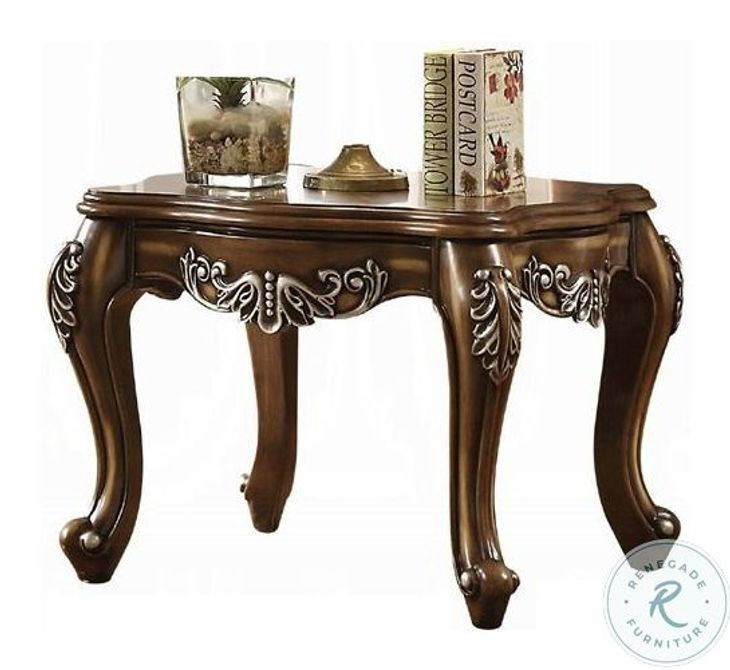 Latisha Antique Oak End Table