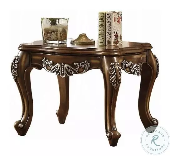 Latisha Antique Oak End Table