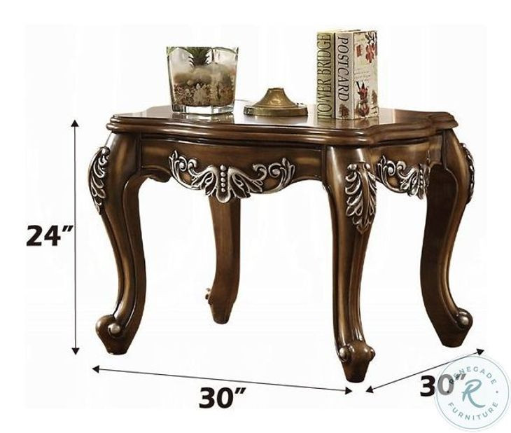 Latisha Antique Oak Rectangular Occassional Table Set