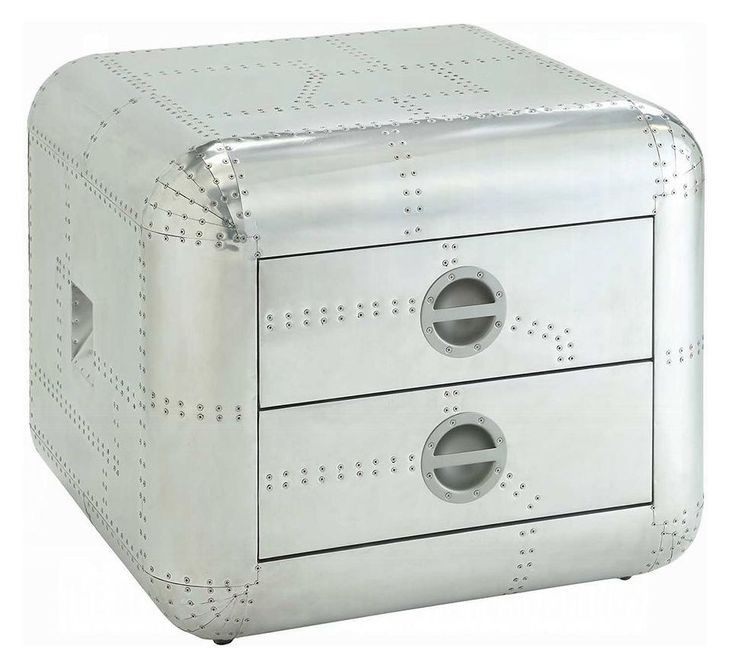 Brancaster Silver Square End Table