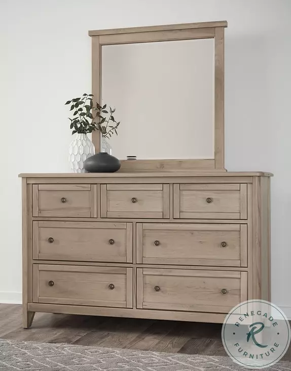 Woodbridge Clear Maple Landscape Mirror