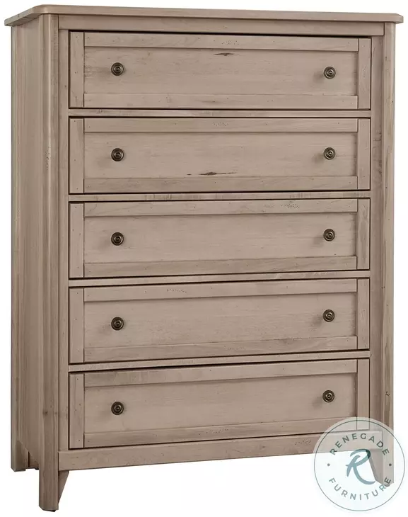 Woodbridge Clear Maple And White Upholstered Storage Platform Bedroom Set