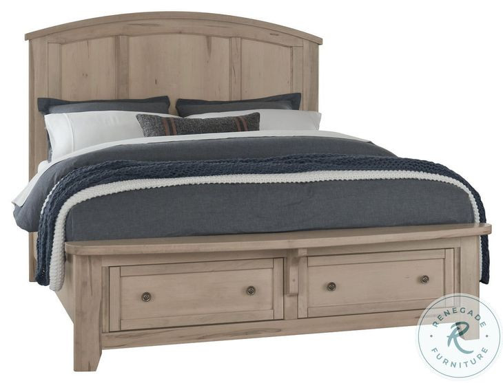 Woodbridge Clear Maple Arch Storage Platform Bedroom Set