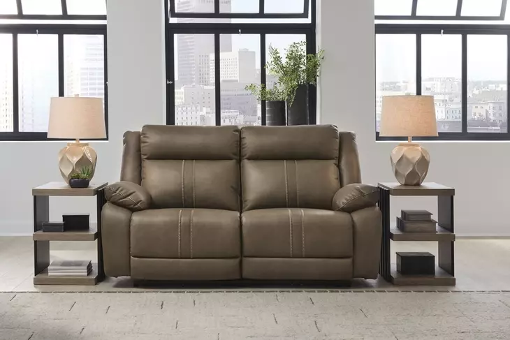 Ultra Max Biscotti 2 Piece Modular Power Reclining Sectional with USB Charging
