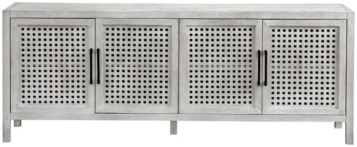Pentak White Wash 4 Door Server
