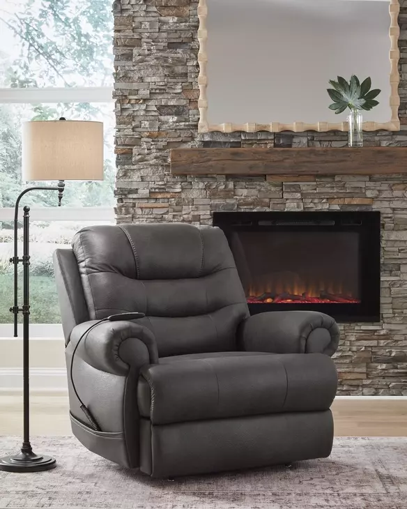 Created Comfort Granite Power Lift Recliner with Power Headrest and Heat Massage