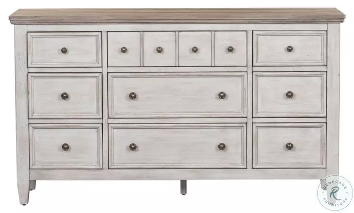 ashdale 9-drawer ivory dresser Heartland - 9 Drawer Dresser
