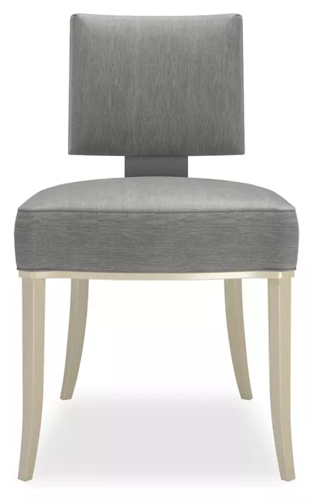 Reserved Seating Pewter Upholstered Side Chair Set of 2