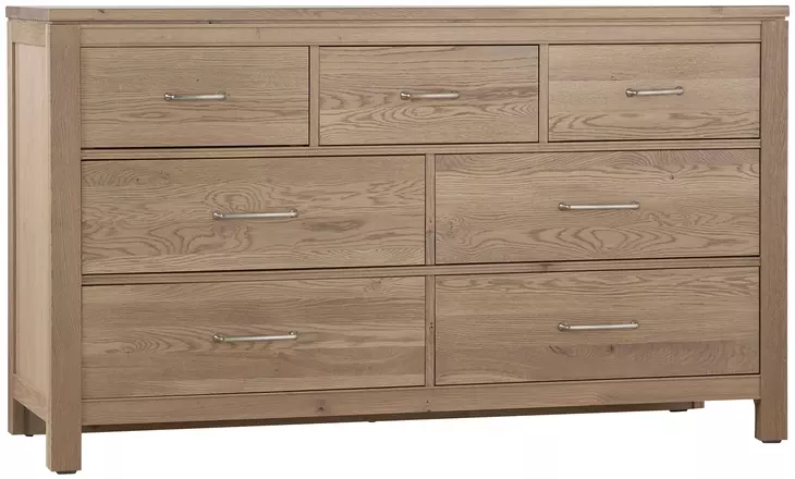 Tide And Timber Clear Oak 7 Drawer Dresser
