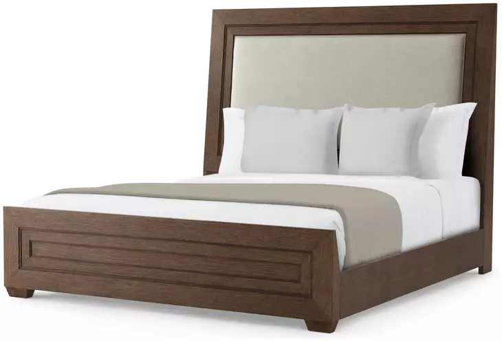 Isola Gowan Performance Fabric King Upholstered Panel Bed