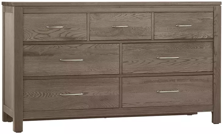 Tide And Timber Gray Oak 7 Drawer Dresser