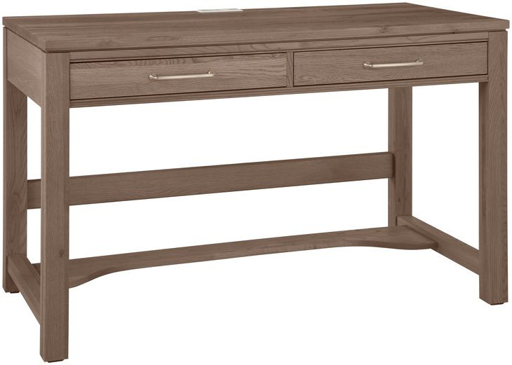 Tide And Timber Gray Oak 2 Drawer Laptop Desk