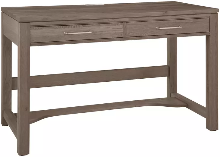Tide And Timber Gray Oak 2 Drawer Laptop Desk