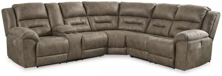 Ravenel Fossil Modular Power Reclining Sectional
