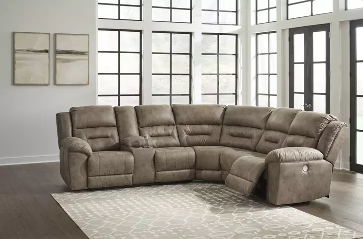Ravenel Fossil Modular Power Reclining Sectional