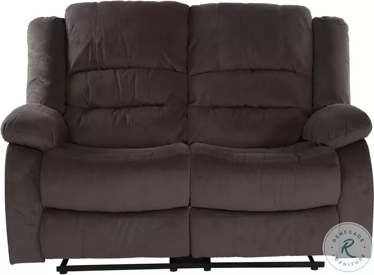 Jarita Chocolate Double Reclining Loveseat