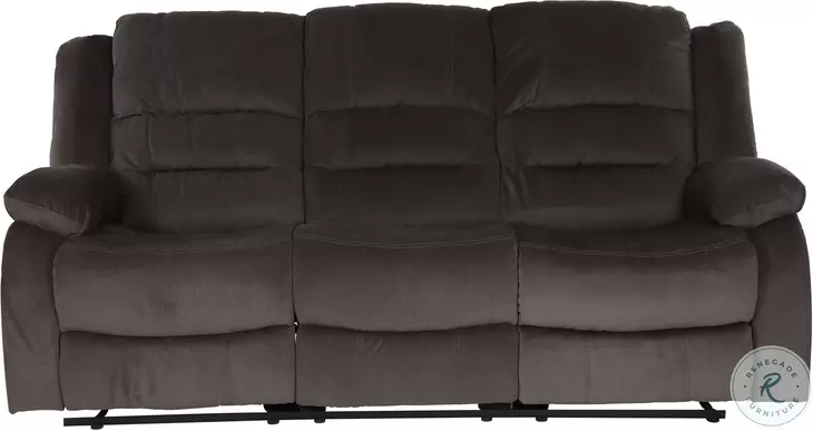 Jarita Chocolate Double Reclining Sofa