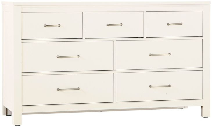 Tide And Timber White Maple 7 Drawer Dresser