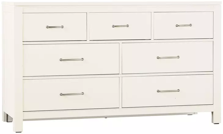 Tide And Timber White Maple 7 Drawer Dresser