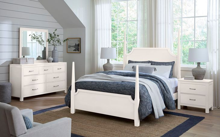 Tide And Timber White Maple 2 Drawer Nightstand