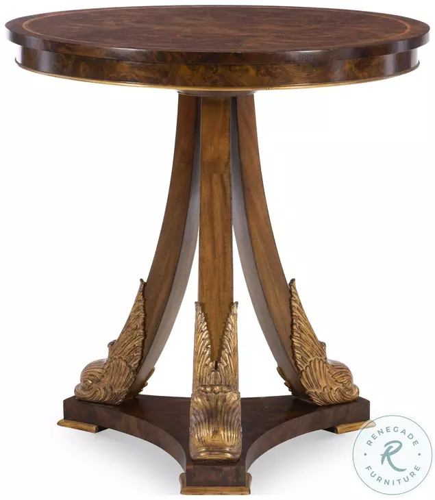 Acanthus Brown Center Table