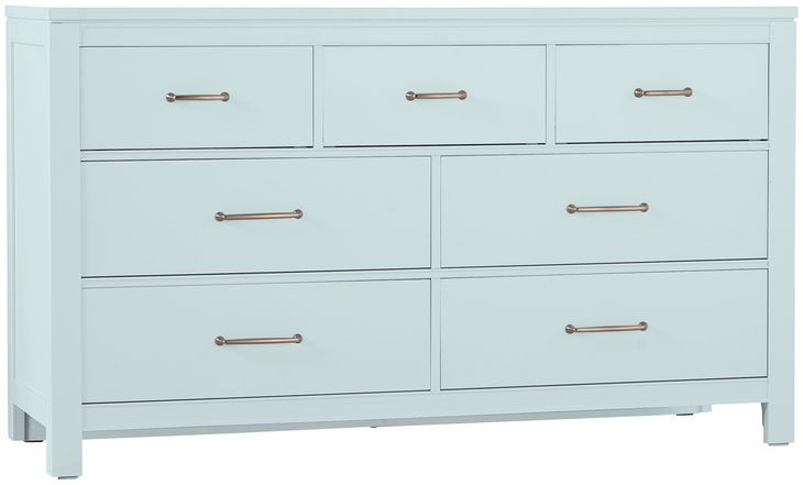 Tide And Timber Blue Maple 7 Drawer Dresser