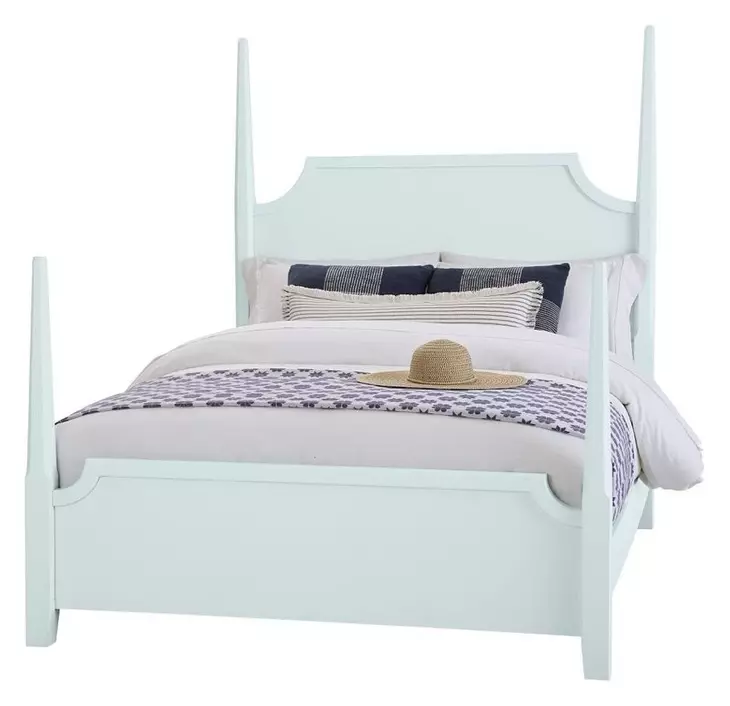 Tide And Timber Blue Maple King Pencil Poster Bed