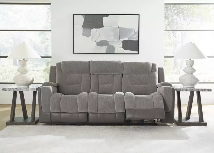 Ultimax Shadow 87" Zero Gravity Power Reclining Sofa with USB Charging and LED