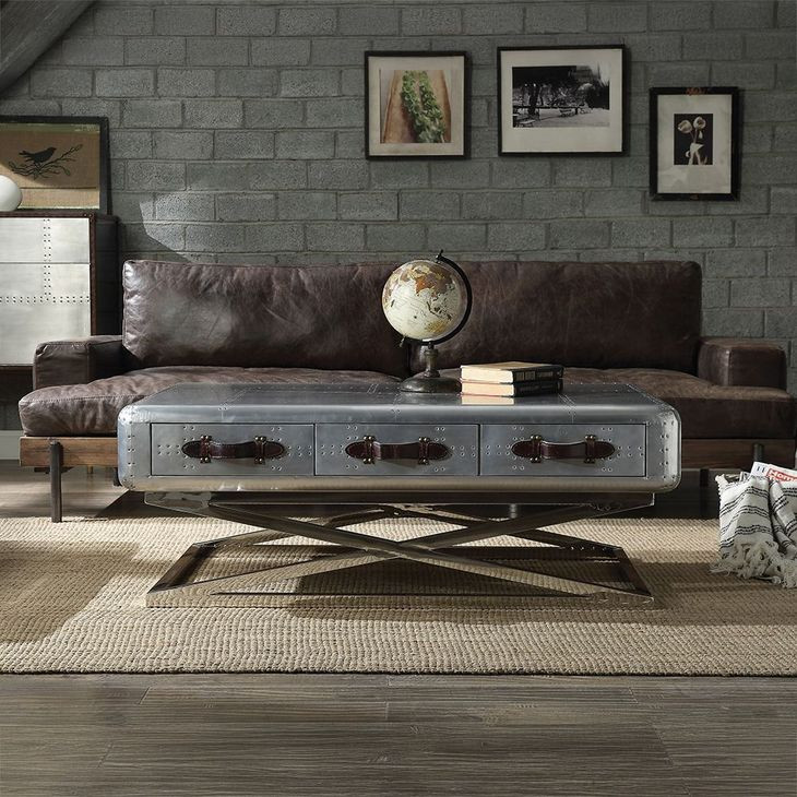 Brancaster Aluminum Rectangular Coffee Table