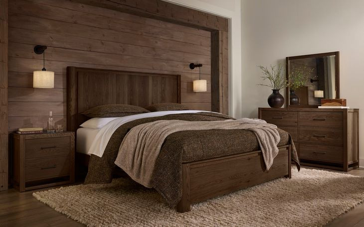 Lodge and Loft Dark Oak 6 Drawer Dresser